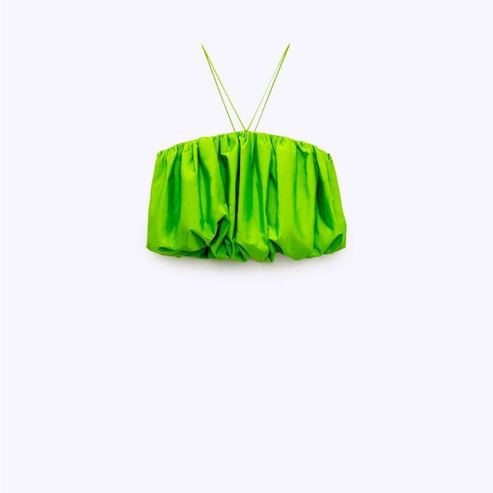 Zara green top